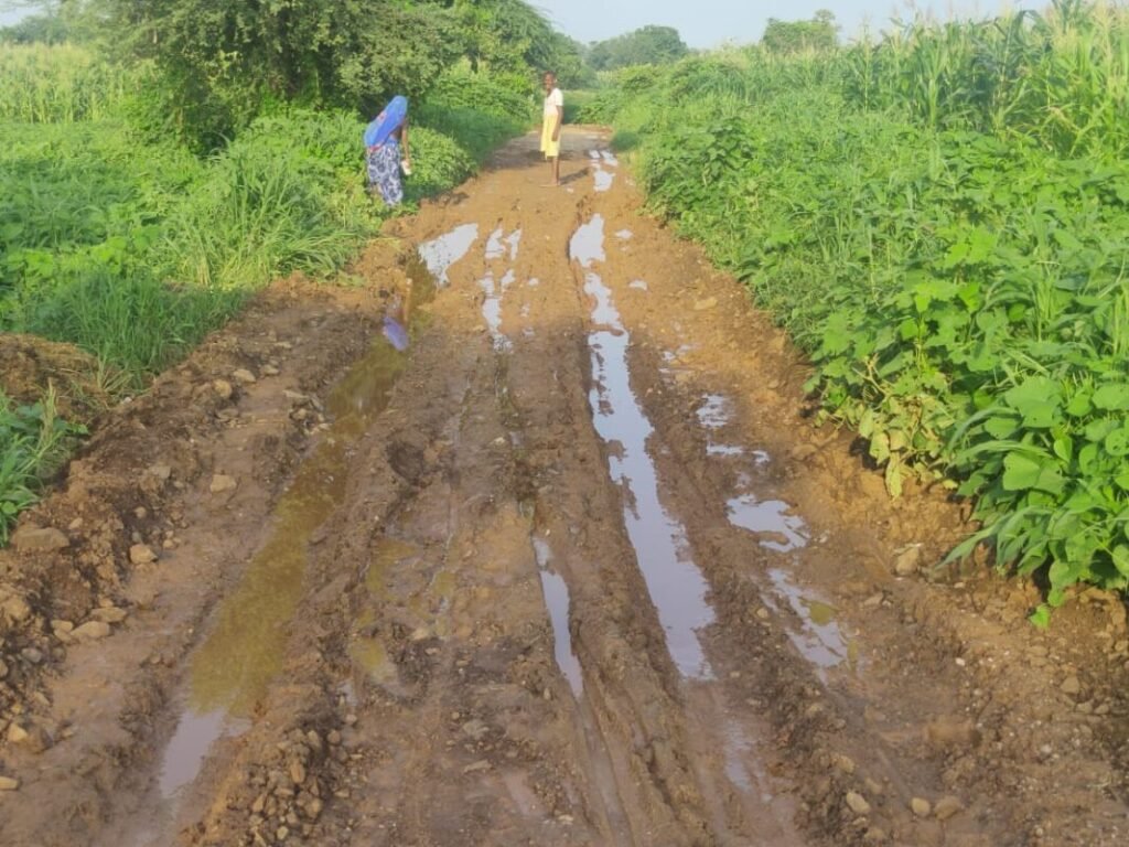 झाबुआ : इस गांव में अधुरी पडी सुदुर सड़क ग्रामीणों के लिये बनी मुसीबत