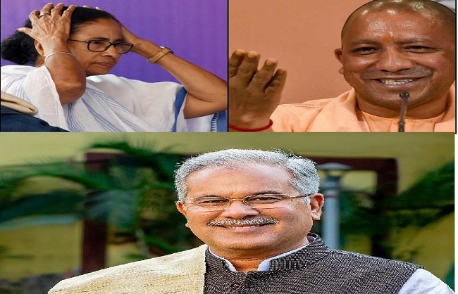 नरेंद्र मोदी ने ली मुख्यमंत्रियों के साथ बैठक. योगी, ममता दीदी और भूपेश बघेल रहें गैरहाजिर 1 नरेंद्र मोदी ने ली मुख्यमंत्रियों के साथ बैठक. योगी, ममता दीदी और भूपेश बघेल रहें गैरहाजिर